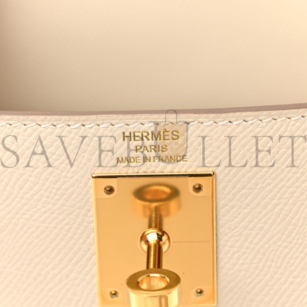 H**mes epsom kelly sellier 28 craie 1380501 (28*21*11cm)